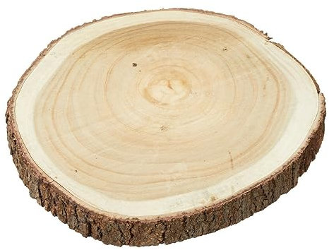 Holzscheibe Baumscheibe Dekobrett Holz Brett Tischdeko Holzbrett Ø 23 cm