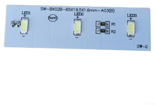 LED Strip Light, 1/2pcs Candy Fridge Freezer Led Light Assembly SW-BX02B / 49031078 Refrigerator Lighting(2pcs)