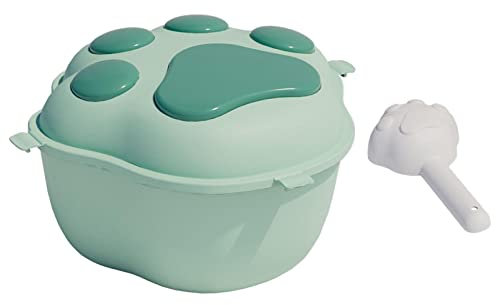 Folpus Extra-Large Dog Food Storage Container for Long-lasting Freshness and Convenience, Green