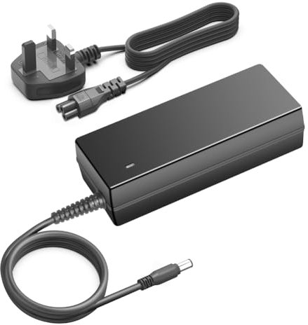 HKY 48V AC Adapter Charger for Dahua NVR Hoioto ADS-110DL-52-1 480072G 480096G ADS-110DL-52-1480072G Network PoE Switch 4 Security Camera System 48 Volt Transformer 90W DC Power Supply Cord Cable