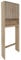 HOME DECO FACTORY, HD0223, Meuble WC, Modèle Klaus, Collection Natural Crush, Mobilier, Meuble, Meuble de Salle de Bain, Meuble Toilette, 60 x 166 x 20 cm, Marron