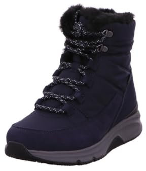 Gabor Damen Schnürstiefeletten, Frauen Stiefeletten,Warmfutter,Kurzstiefel,uebergangsschuhe,uebergangsstiefel,warm,Blue (Warmf.),40 EU / 6.5 UK