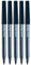 LUXSP Sign Felt Tip Pens, BLACK, Pack of 5, Medium Point (1.0mm), Perfect for Sign Write Draw Sketch Mark Illustrations Calligraphy, iZOFAX Black Ball Pen