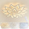 MOUNM Moderne LED Deckenleuchte, Dimmbar Blütenblatt Kreative LED Deckenlampe, 3000K - 6000K, 100W, Acrylplatte Deckenleuchten for Wohnzimmer, Flur, Schlafzimmer