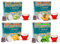 Caffè Vulcanus - 80 capsules de thé soluble sélection : citron, melon, menthe et orange - Capsules compatibles avec Nespresso