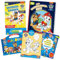 Paw Patrol Malbuch 4er Set – Wasserzauber, Stickerbuch, Taschenlampenbuch & Sticker-Album + exklusive Beigabe Ausmalbild & Labyrinth – Patrol Buch & Wassermalbuch für Kinder ab 3 Jahre
