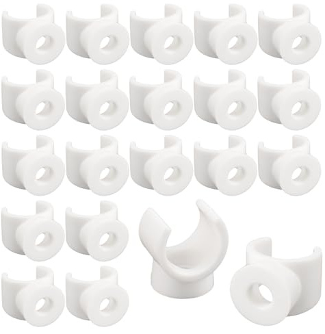 INCREWAY 60 Stück 13 mm Rohraufhänger, PEX-Rohrschellen, U-Haken, Wasserrohrstütze, Halter, Sockel, Rohrschelle, Werkzeuge, U-förmige Schnallen, Rohre