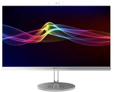 MACH POWER PC All-In-One 23.8 i5-13? Gen, 8GB RAM, 256GB SSD, Sistema Operativo 11 Pro, Wi-Fi, Bluetooth, Webcam 5MP, Ricarica Wireless (IT-AIO24I58256-13G)