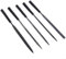 Set di 5 lime ad ago professionali in acciaio per metallo, vetro, gioielli (3 x 140 mm)