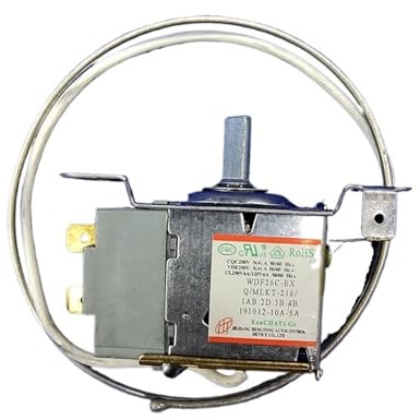 Refrigerator Thermostat ，Compatible for Meiling， Refrigerator Parts WDF26C-EX 2 Pins