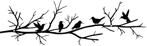Resama Metall Wanddeko Schwarz Silhouette - Wetterfeste Wanddekoration für Garten & Wohnzimmer - Modernes Wandbild aus Metall