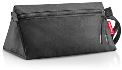 reisenthel Maxi Case Black - dreieckige Kosmetiktasche - großes Hauptfach, Innentasche und praktische Handschlaufe