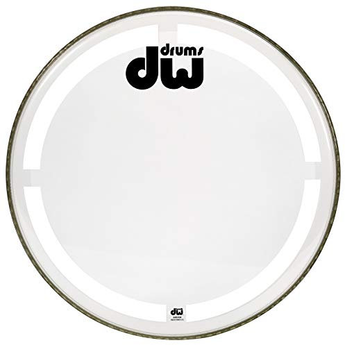 Drum Workshop Bassdrum Fell Coated clear 22 DRDHCC22K