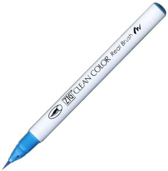Zig Clean Color Real Brush Marker Pen 031 Cobalt Blue