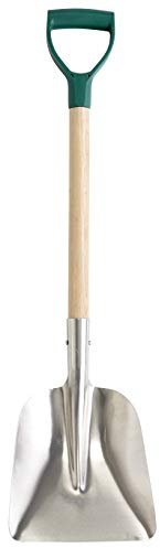 Leborgne, Pelle Auto Dural, Poignée Plastique Ergonomique, Alliage d'Aluminium, Manche Bois 95 cm, Largeur 23 cm, Pour déneiger toutes les surfaces, Faible encombrement, Dural épaisseur 2 mm