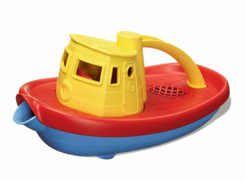 Green Toys Dampfschiff, rotes Deck