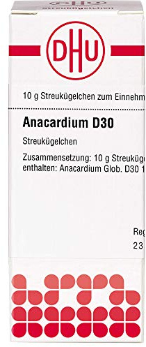 DHU Anacardium D30 Streukügelchen, 10 g Globuli