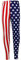 A2Z 4 Kids Mädchen Yoga Hosen Blau Leggings Workout Hosen USA Flagge, Streifen Und Sterne - USA Legging 11-12