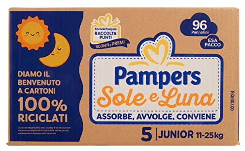 Pampers Sun and Moon Maxi Windeln, 6 Stück, Pacchi