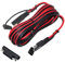 KUNCAN 25FT Sae to Sae 2 Pin Extension Cable DC Power 16awg Heavy Duty Battery Quick Disconnect/Connect Wire Harness Connectors with Dust Cap battery charger cable