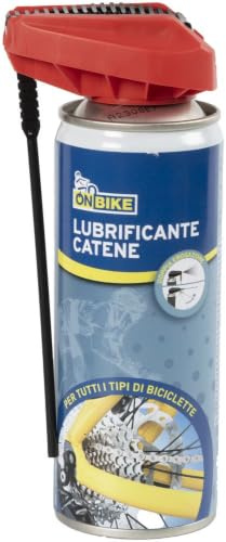 ON BIKE - Catena Sprühschmiermittel, Kettenschmierstoff für Fahrräder, Doppelte Dosierung, Gute Haftung, Beschädigt Gummi nicht, 200 ml, blau, Stahllegierung