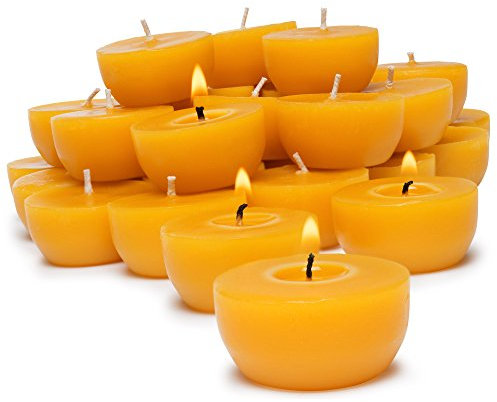 Serenibee Candle Bienenwachs Teelichter Kerzen Bulk Refills Natur
