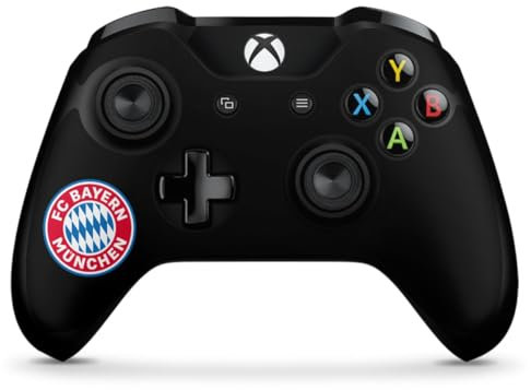 DeinDesign Skin kompatibel mit Microsoft Xbox One X Controller Folie Sticker FC Bayern München Offizielles Lizenzprodukt Bundesliga