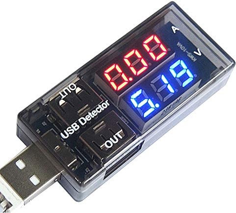 ARCELI Caricatore USB Medico Corrente di carica Rilevatore di carica Voltmetro Voltometro Amperometro Multimetro USB Tester Misuratore di corrente mobile Monitor Indicatore Display a LED CC