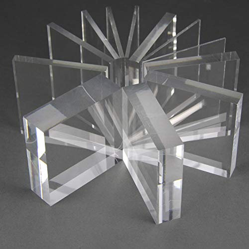 nattmann Acrylglas Zuschnitt Zuschnitt 10-25 mm Platte/Scheibe klar/transparent (10 mm, 1000 x 700 mm) - nach Maß/Wunschmaß möglich