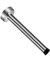 HUTLON Stainless Steel Door Stopper, 8 Modern Door Stop with Sound Dampening Rubber Tip Protector, Wall-Mount Doorholder for Home and Office (1 Pack)