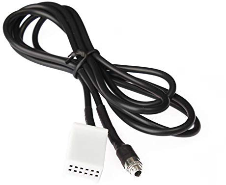 ENJOY-UNIQUE MP3-Audio-Adapter-Eingangskabel für BMW E60 E63 E64 E65 E66 E87 E88 E81 E82 E90 E91 E92 3,5 mm Buchse 12-poliger Stecker