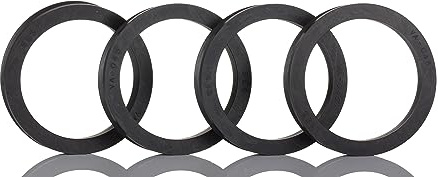 RS PRO Nitrilkautschuk (NBR) Dichtung, Typ V-Dichtung, Innen ø 40 mm, Aussen ø 58 mm Außen-ø, 9 mm, Packung a 4 Stück