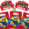 HHO Feuerwehrmann-Sam-Party-Set Fireman-Sam-Party-Set Erweiterung für 8 Gäste Einladung Mitgebseltüten