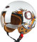 Rétro Casque à Face Ouverte Demi-Jet Casque Scooter avec Visière Open Face Classic Casque Moto Jet Vintage ECE Homologué Casque Bol Moto Bols pour Homme et Femme E,XL