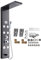 Colonna Doccia Colonna Colonna LED Sistema Doccia con 6 Funzioni, Sistema Doccia Pannello Doccia Water Tower LED Schermo Temperatura con Doccetta Idromassaggio
