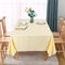 ShinyBeauty Nappe à Carreaux de Buffalo en Jaune, Nappe Rectangulaire à Vichy, Couvre-Nappe en Lin pour Maison, Chalet, Restaurant, Hôtel, Printemps, Été, Pique-Nique (56x84 Pouces, Jaune)