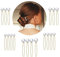 18 Stück Perlen Haarnadeln, U-Form Haarschmuck Hochzeit, Golden Haarschmuck Perlen für Party Prom Hochzeit Alltag