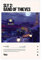 Sly 2 Band of Thieves (2004), Videospiel-Poster, Leinwand, Schlafzimmer, Dekoration, Sport, Landschaft, Büro, Raumdekoration, Geschenk, Rahmen-Stil, 30 x 45 cm
