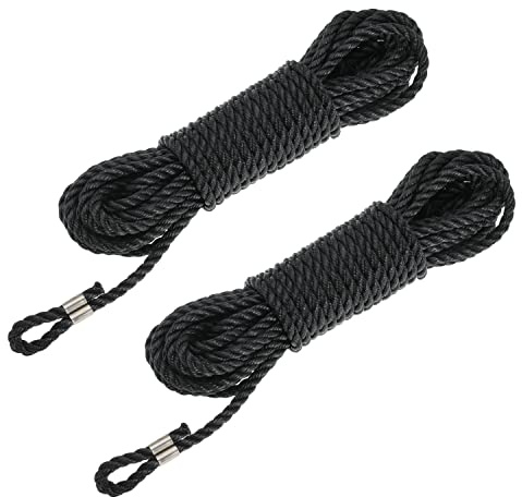 Extension Ladder Replacement Rope, Extension Ladder Rope Replacement，Replacement Ladder Rope & Pulley Kit Compatible with Werner Extension Ladders (2)