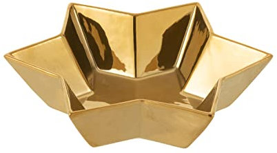 Jolipa Schale Stern Porzellan Gold groß