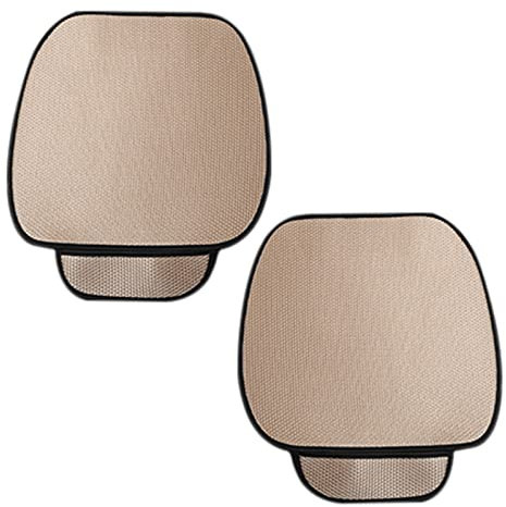 ALI2 2-teiliges Autositzkissen, Universalbezug, Autositzbezug, Autositzbezug, Schonbezug für Autositze, bequem und kühl, beige
