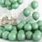 Luftballons Salbeigrün, 30 Stück 12 Zoll Retro Grün Latex Luftballons, Matt Dunkelgrün Helium Partyballon Set für Junge Dschungel Safari Babyparty Hochzeitstag Brautparty Geburtstag Party Dekoration