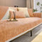 Sofa Überzug, Couch Überzug L Form 1/2/3/4 Sitzer, Sofa Cover Sofabezug Ecksofa rutschfeste Sofaschoner, Sofadecken für Sitzfläche, Universelle Sofa Überwurf,Orange,70 x 180 cm
