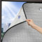 Sonnenschutz Wärmedämmung Dämmfolie Doppelte Aluminium Isolierfolie UV-Schutz Selbstklebend Sichtschutzfolie für Fenster,Mit Saugnapf Verdunkelungsfolie (40x50cm/16x20in)