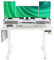 Morsut Electric Drawers and Monitor 120x60 cm, Height Adjustable Desk on Wheels, Sit/Stand Computer Table with Memory Function and Collision Protection, White, 120 x 60 cm