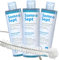 CPAP-Reinigungspaket SomnoSept – 3x CPAP-Reiniger SomnoSept 400 ml UND 1x oxyhero brush Edelstahl CPAP-Schlauchbürste 120 cm, 19 mm Durchmesser – Gründliche Reinigung von CPAP-Maske und CPAP-Schlauch