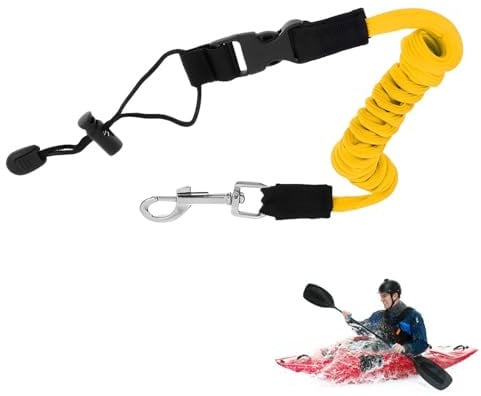Paddle Strap For Kayak | Paddle Cord Accessories Leash Kayak With Carabine,Fishing Lightweight For Boating Items Board Kayaking Canoeing