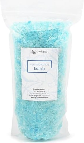 Duftsalze aus Jasmin, exotischer Blumenduft, ideal für Lufterfrischer und Details, Türkis, großer Abend, sparsame Menge I 1000 g