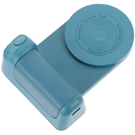 Uonlytech Handyhalter Tischständer Kabellose Ladegeräte Telefongriff Smartphone-Griffe Handyladegerät Smartphone-kameragriff Griff Für Telefonzubehör Handyständer Handy Ladegerät Magnet Blue