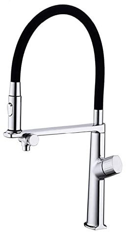 DRFGNF Küchenspülenarmaturen, Küchenarmatur mit ausziehbarer Brause, Küchenwasserfilterarmatur, Küchenarmaturen mit ausziehbarer Brause, Topffüllarmatur, Trinkwasserarmatur für die Küche